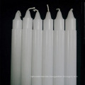 White Tall Fluted Candles Household Candles